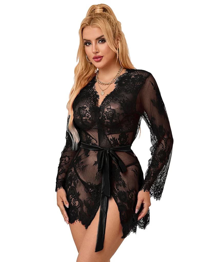 Ogrtač i gaćice Sin in Lace